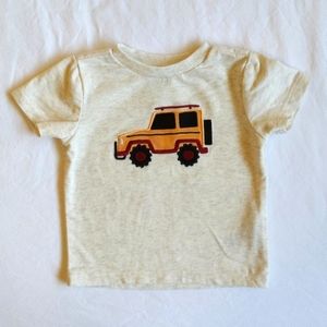 pekkle embroidered jeep t-shirt 6 months baby boy